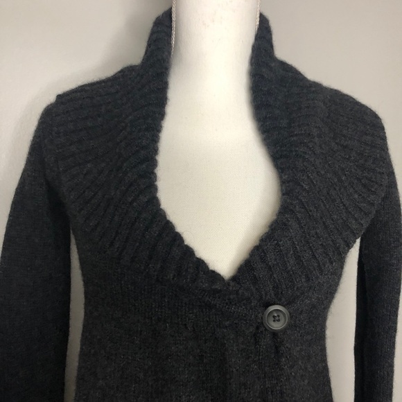 Vince Alpaca Cashmere Blend Shawl Neck Cardigan Button Close - Picture 2 of 8